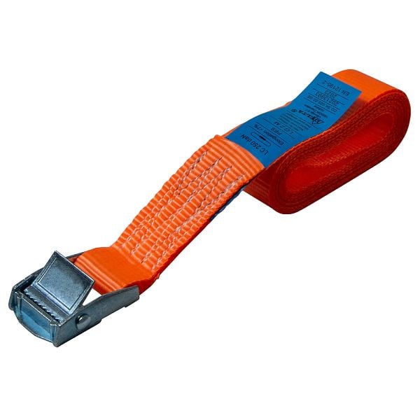 DELTASLING® 1-teiliger Spanngurt mit Schnalle, LC 125/250daN, 25mm, 2m Länge, CO.SK.025.02.OR