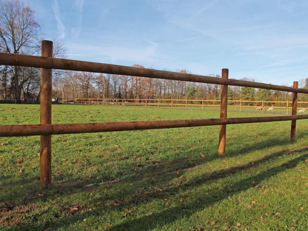 Growi Zaunriegel kesseldruckimprägniert-braun, 8 x 300 cm, VE: 10 Stück, 11023620