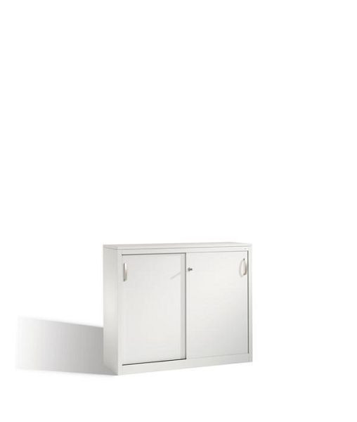 C+P Sideboard mit Schiebetüren Acurado, H1000xB1200xT400mm, Farbe: Lichtgrau, Bügelgriff, 2046-00 S10096