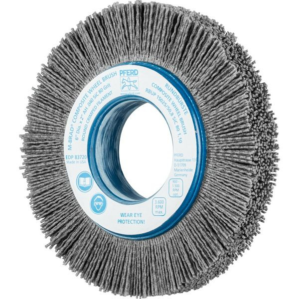 Pferd Rundbürste, ungezopft RBUP 15025/50,8 SiC 80 1,10, 79183720
