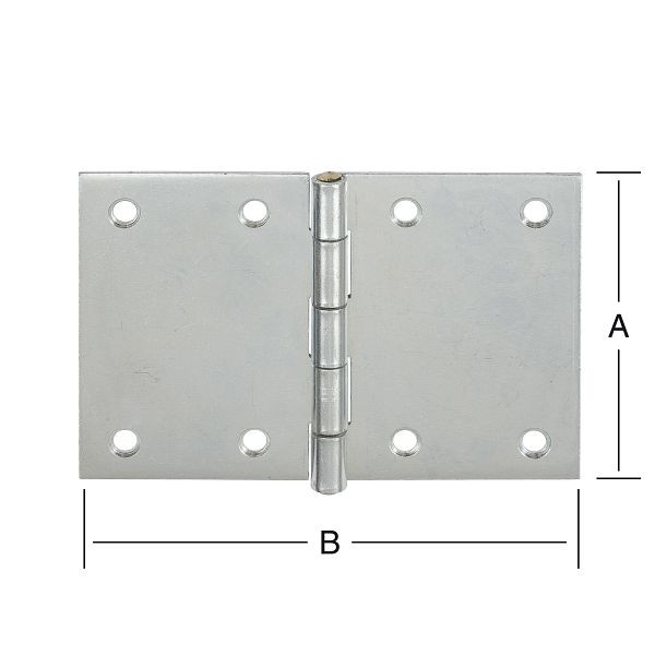 Vormann DIN-Scharnier beit 40 x 60 verzinkt, VE: 10 Stück, 092051000