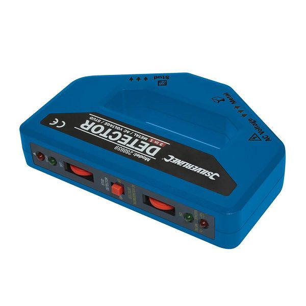Silverline 3-in-1-Detektor, 1 Stück 9-V-Batterie (PP3), 288659