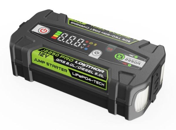 Lokithor Batteriestarthilfe-Gerät Modell J2250 PRO, 51,2 Wh, J2250 PRO