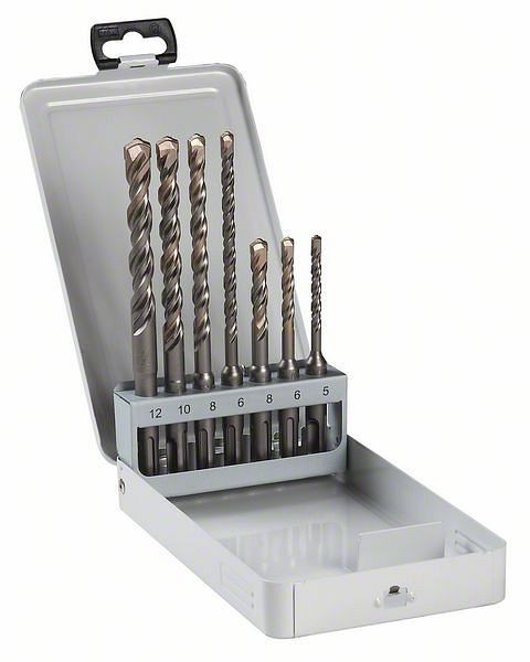 Bosch 7-teilig Hammerbohrer-Set, VE: 4 Stück, 2607018277