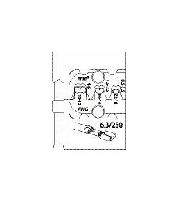 GEDORE Modul-Einsatz für Flachsteckhülsen, 6,3, 1830651