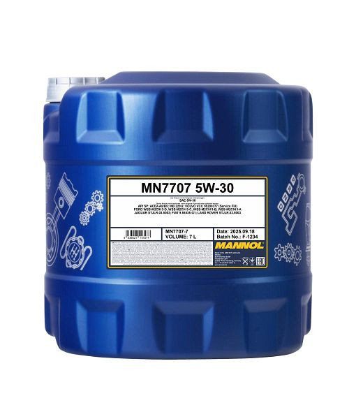MANNOL Premium-Motorenöl 7707 Energy Formula FR 5W-30, VE: 7 l, MN7707-7