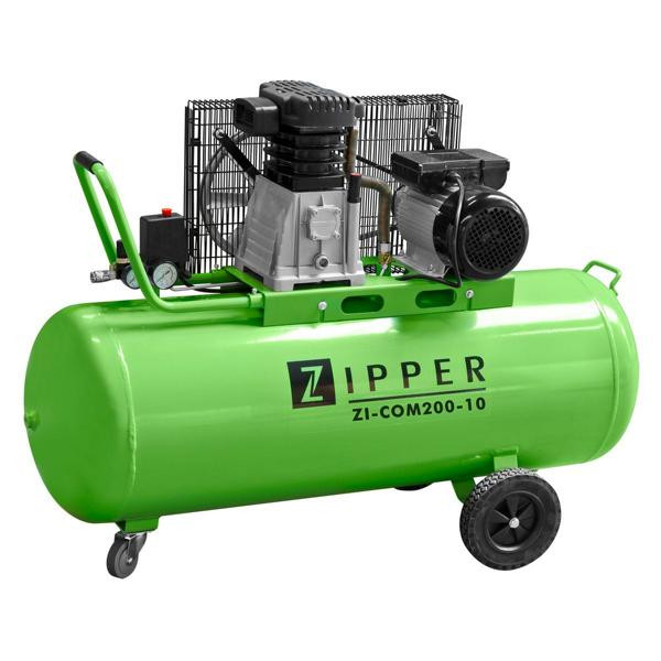 Zipper Kompressor, 2200 W, 230V 50Hz, 95,5 dB(A), 200 l Kessel, ZI-COM200-10