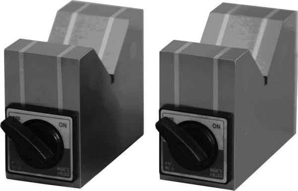 MACK Prismenblock magnetisch mit Schalter (Paar), Breite 70 mm, 14-PPMS-70