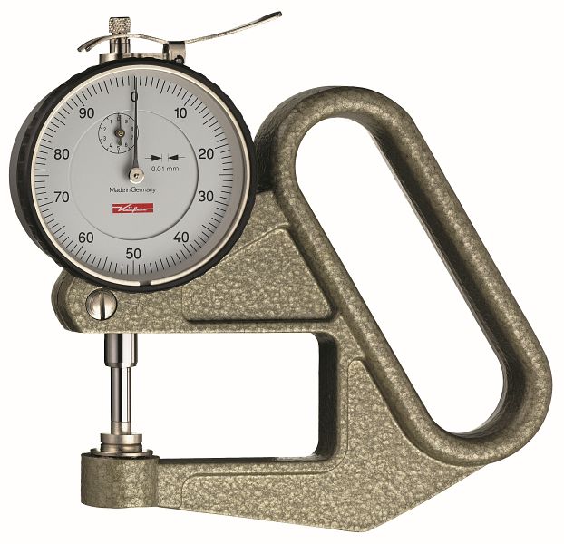 Dickenmessgerät JD 50 Messbereich 12,5 Mm Ablesung 0,01 Mm Digital Flach 10=c Mm KÄFER