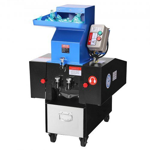 VEVOR Kunststoff-Schredder, 2,2 kW, 100–150 kg/h, SDK-11-Klinge, 6 mm Masche für PVC, ABS, PTFE (380V, 3-phasig), SLFSJ22KW30HQSQHT002V7