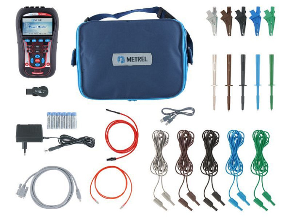 Metrel Dreiphasen-Netzqualitätsanalysator PowerMaster - Standard Set, MI 2892 ST, 20992471