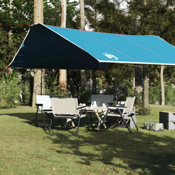 vidaXL Tarp Blau 420x440 cm Abmessung Wasserdicht, 94674
