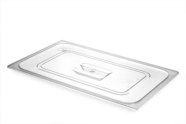 Hendi GN-Deckel, 650 mm, Größe GN 2/1, hochtransparent, 869871
