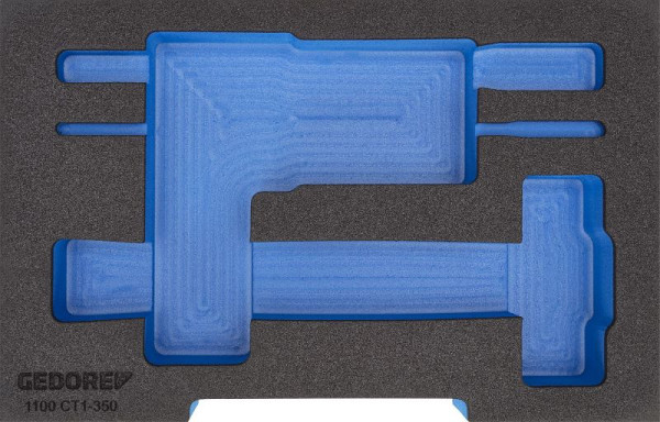 GEDORE Schaumeinlage leer für L-BOXX 136, Meißel-Sortiment, 2835959