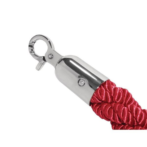 Bolero gedrehte Absperrkordel rot-Zink, 1,5 m, GF947, 5050984325519
