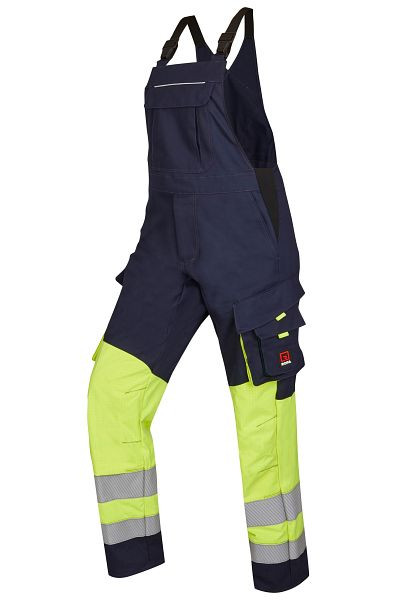 ROFA Latzhose 4592536 APC 1 - APC 2, Größe 114, Farbe 387-schwarzmarine-leuchtgelb, 4592536-387-114