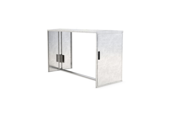 WSM Anbausatz für Bike Box 1 Basic Giebeldach ohne Seitenwand, 122000102