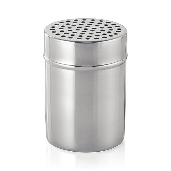 WAS Parmesanstreuer, 0,30 Liter, Durchmesser 7 cm, Chromnickelstahl, VE: 6 Stück, 1469003