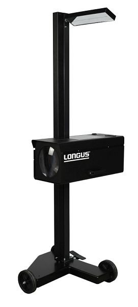 LONGUS Scheinwerfereinstellprüfgerät HL-26-DZ drehbare Säule, mit Laserpointer, Farbe: schwarz, 530004100
