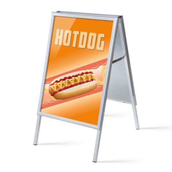 Showdown Displays Kundenstopper A1 Komplettset Hot Dog Englisch, ZPA1G32MEI211