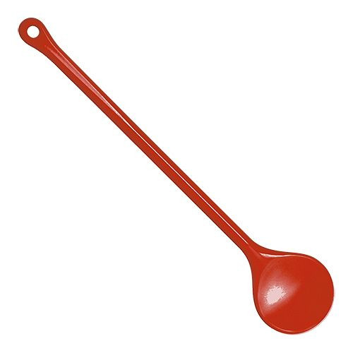 WACA Kochlöffel Länge: 031cm, rot, Form: rund, Polybutylenterephthalat (PBT), 937250