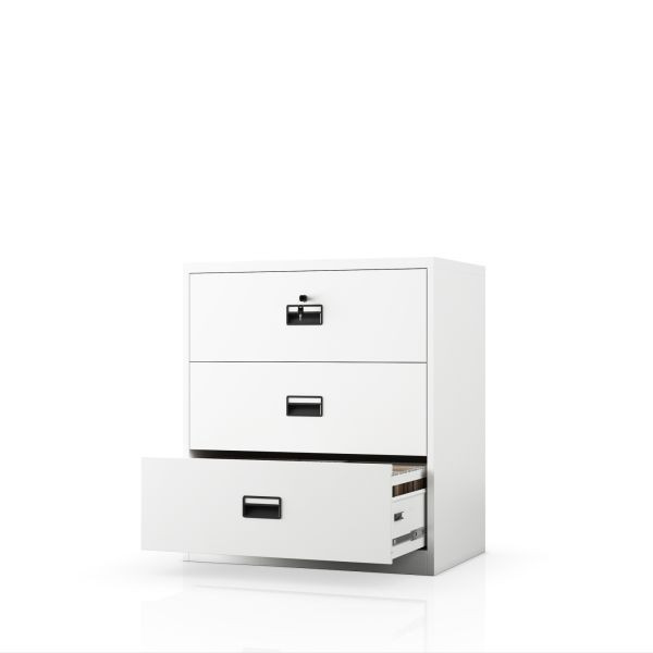 Jan Nowak Metall-Karteischrank, Weiß, 900x1020x600 mm, SARA XL V3, 2295