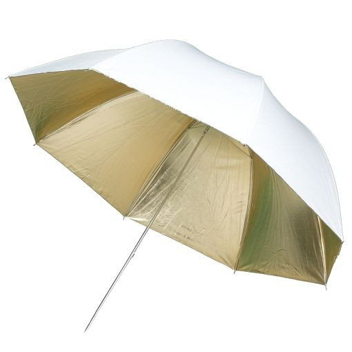 Walimex Reflexschirm gold, 123cm, 1015821, 4250234558211