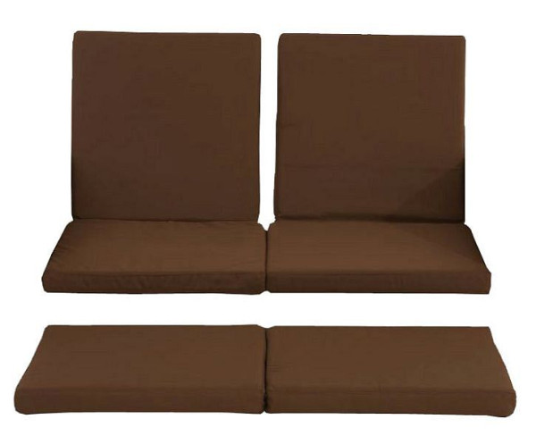 CLP 3er-Set Kissenbezüge Sofa Ancona, terrabraun, 111242099