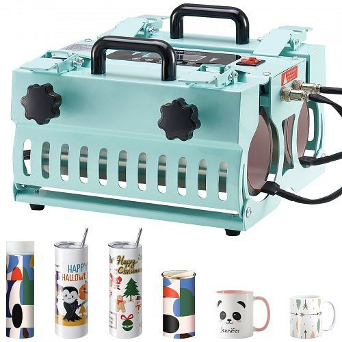 VEVOR Tumbler Hitzpresse 2 Station 11-30oz Becher-Presse Sublimation Presse, SDKKBJSGWAJXGBFN0V2
