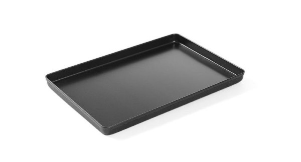 Hendi Konditortablett schwarz, Aluminium 300x200x20 mm, 808528