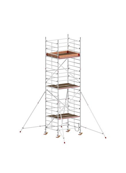 HYMER Fahrgerüst mit Ausleger, Bühnenlänge 1,90 m, Rahmenteilbreite 1,50 m, Reichhöhe 7,40 m, 847307