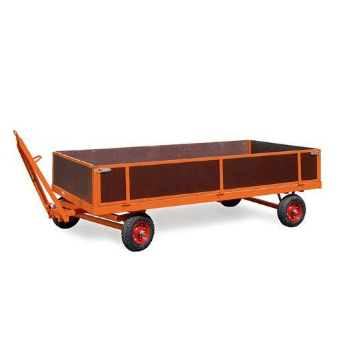 Rollcart 4 Bordwände, 400 mm hoch, 2 Seiten abklappbar, Stirnwände steckbar, 2 x 1 m Ladefläche, 60-1158
