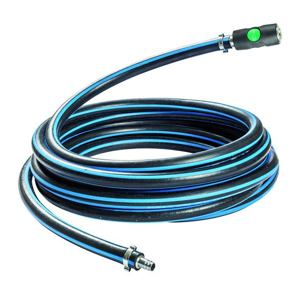 Prevost Schlauchverlängerung mit Gummischlauch AIRCA+ Sicherheitsschnellkupplung ESI 11CB, ØInnen/Außen=16x25mm, Länge=20m, Kupplung=ESI 11CB, RAL AESL1620