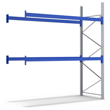 BITO Palettenregal P4 6005x1100x1800 Anbaufeld 5E, 800 RAL5010 U, 56480