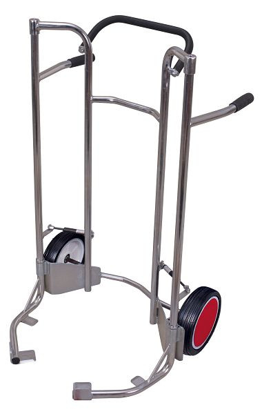 VARIOfit Reifenkarre niedrig, verzinkt, Außenmaße: 705 x 660 x 1.165 mm, Radsatz: Vollgummibereifung, sk-710.313