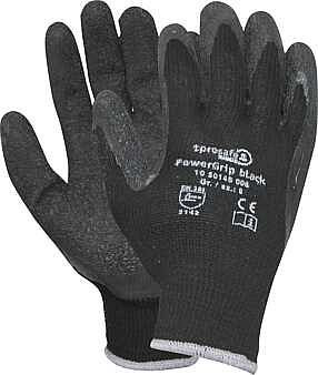 tprosafe Handschuh PowerGrip black, Größe 11, VE: 12 Paar, tp.1050145011