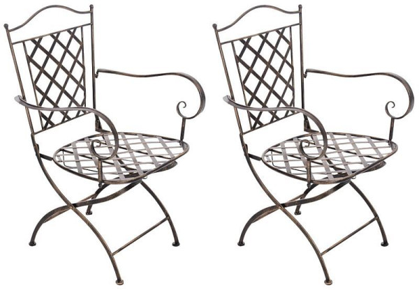 CLP 2er Set Stühle Adara, bronze, 322533, 4251756493653