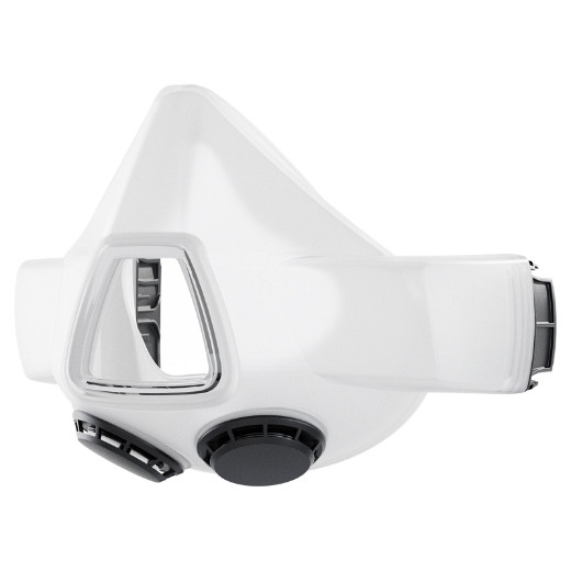 Optrel Mund-Nasen Halbmaske Silikon 'tightfit', Größe S weiss, 4160.550.W