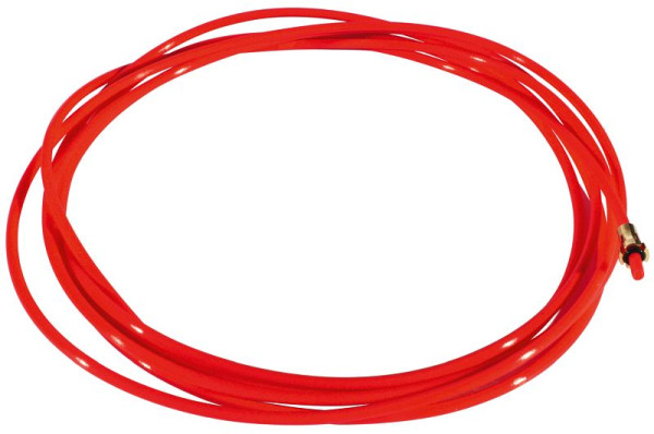 ELMAG PTFE-Seele 3 m für Alu-, Edelstahl und MiglötdrahtØ 0, 6 -1,2 mm, mit Führungsspirale, Haltenippel & O-Ring, 54395
