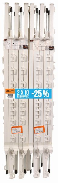 Gallagher Duopack Vario Pfahl 1,00m weiß, VE: 20 Stück, 069330