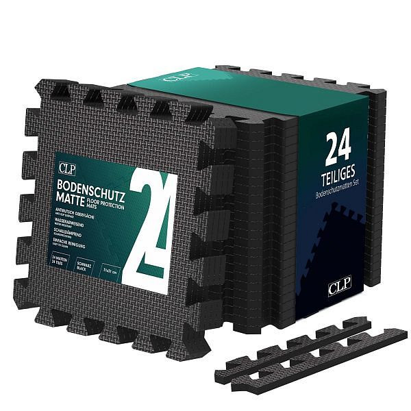 CLP 24er Bodenschutzmatte 31x31, schwarz, 326477, 4255716361242