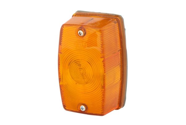 HELLA Blinkleuchte, Halogen, 12/24V, Anbau/geschraubt, Lichtscheibenfarbe: gelb, Stecker: Euroflachstecker, links/seitlicher Anbau/vorne, 2BA 002 324-011
