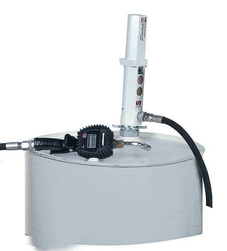 DENIOS Druckluft-Öl-Pumpe DP3 F, für Fässer, Fördermenge 12 Liter/Minute, 128307