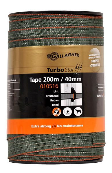 Gallagher TurboStar Breitband 40mm 200m grün, 010516