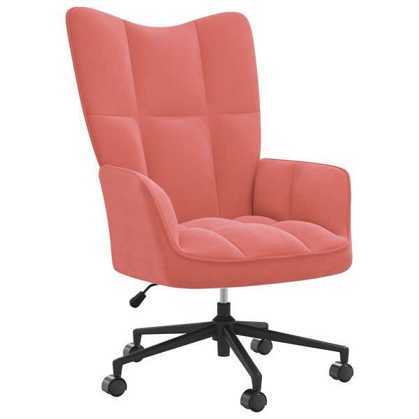 vidaXL Relaxsessel Farbe Rosa Samt, 328176, 8720286425473