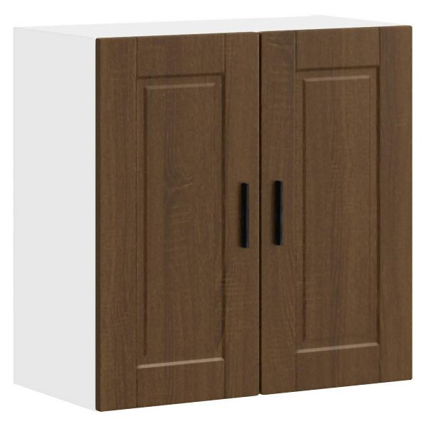 vidaXL Küchen-Hängeschrank Porto Braun Eichen-Optik Holzwerkstoff, 854064