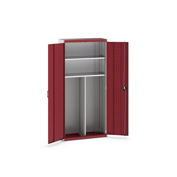 bott cubio Koffer-Flügeltürenschrank unbestückt, BxTxH: 938x400x2000mm, RAL 7035 / RAL 3004, 40032035.24V