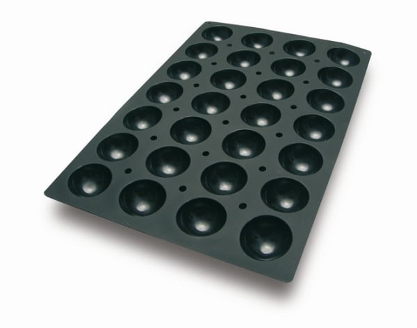 Schneider Backform aus Silikon Halbkugel, 40x 60 cm, Ø 70 mm, Höhe 35 mm, 115302