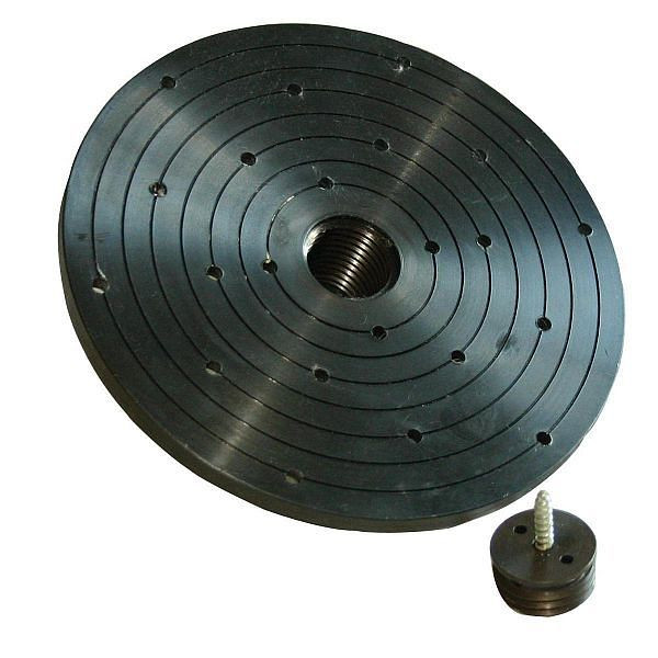 Holzmann Planscheibe mit Schraubenfutter 90mm / M33, Schraubeneinsatz, PSE90