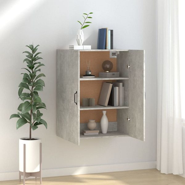 vidaXL Hängeschrank Betongrau 69,5x34x90 cm Holzwerkstoff, 812271